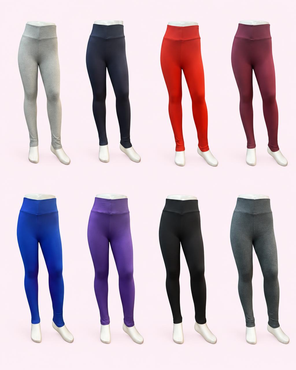 Calzas de tiro alto en 8 colores