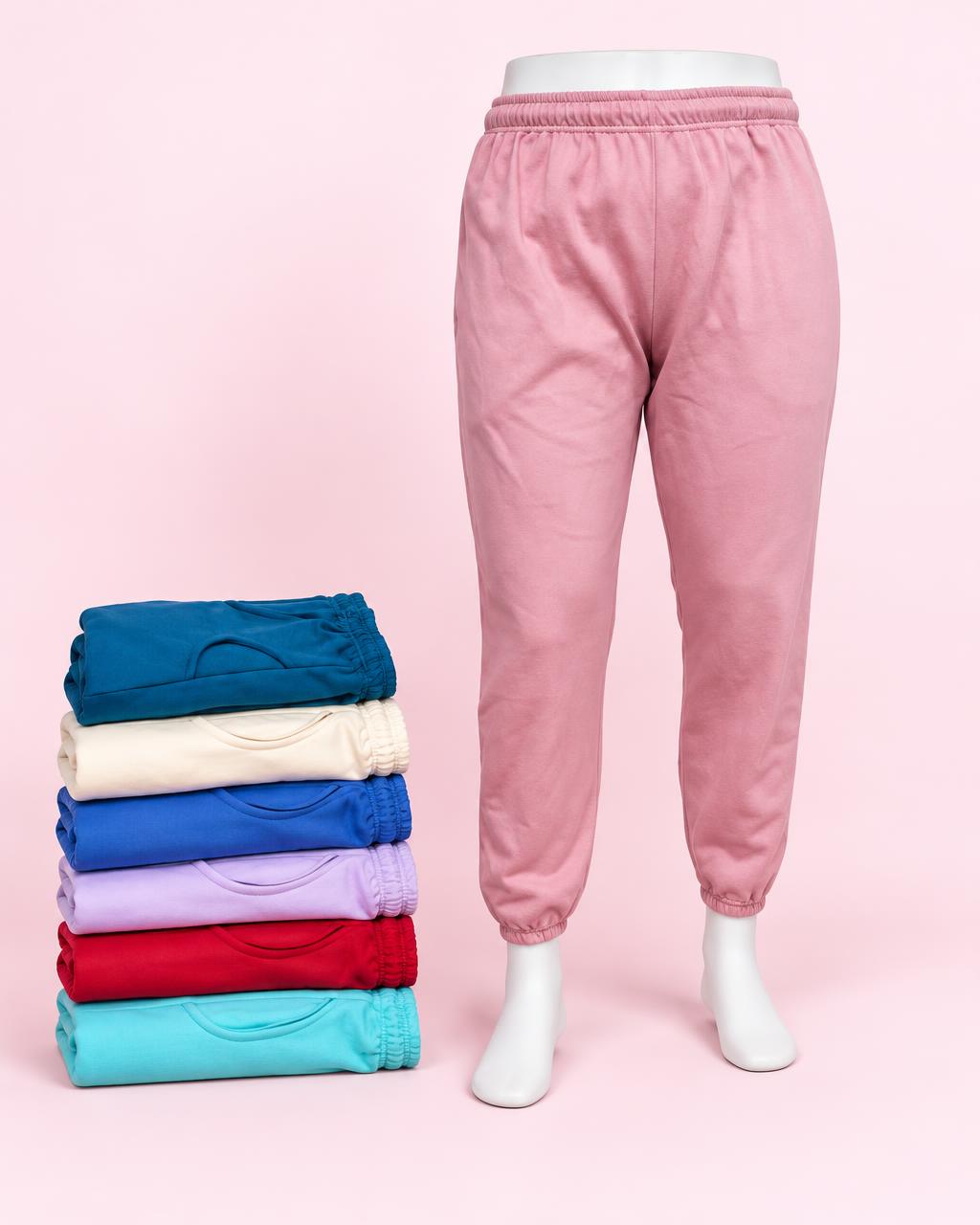 Jogger de algodón franela