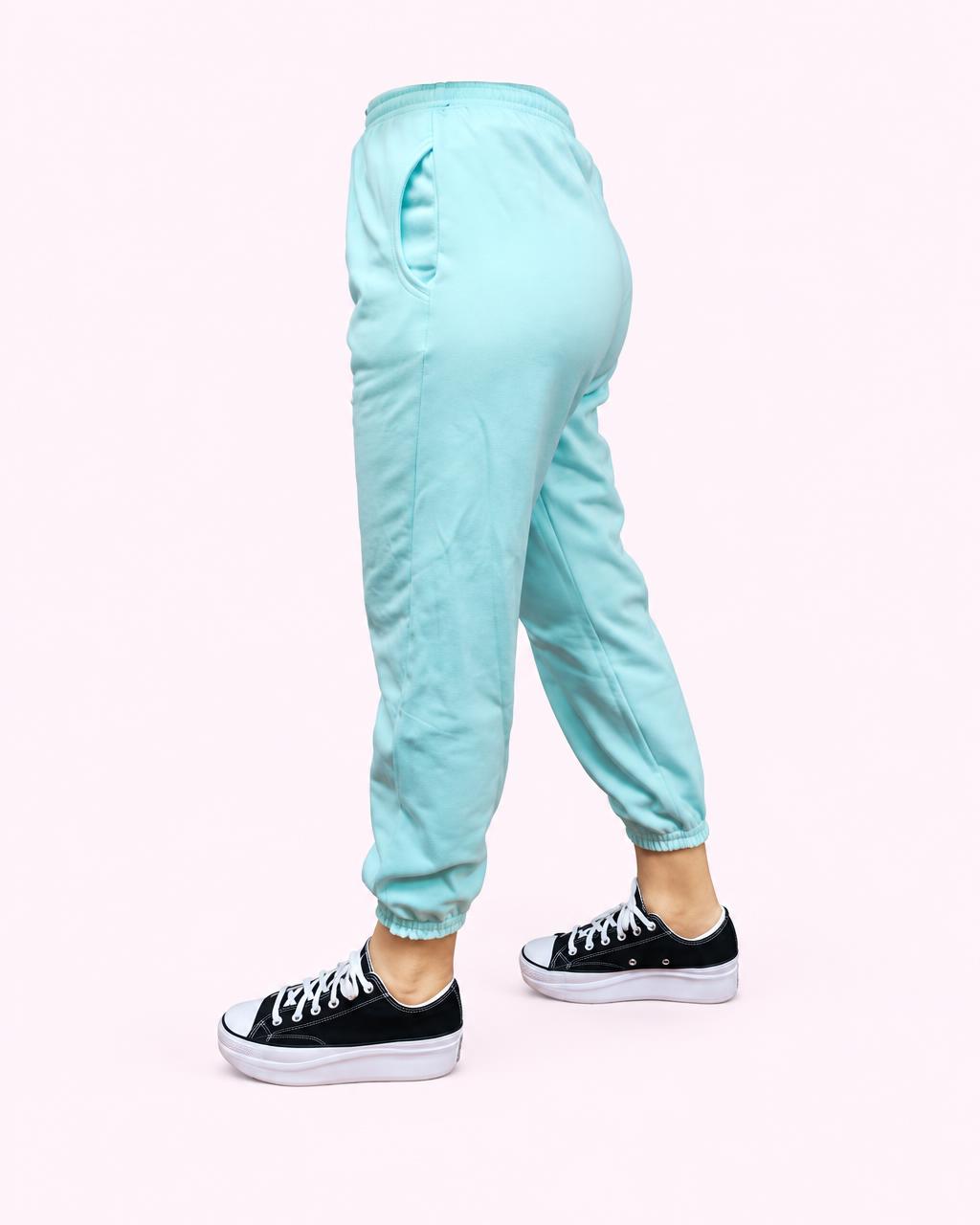 Jogger verde agua